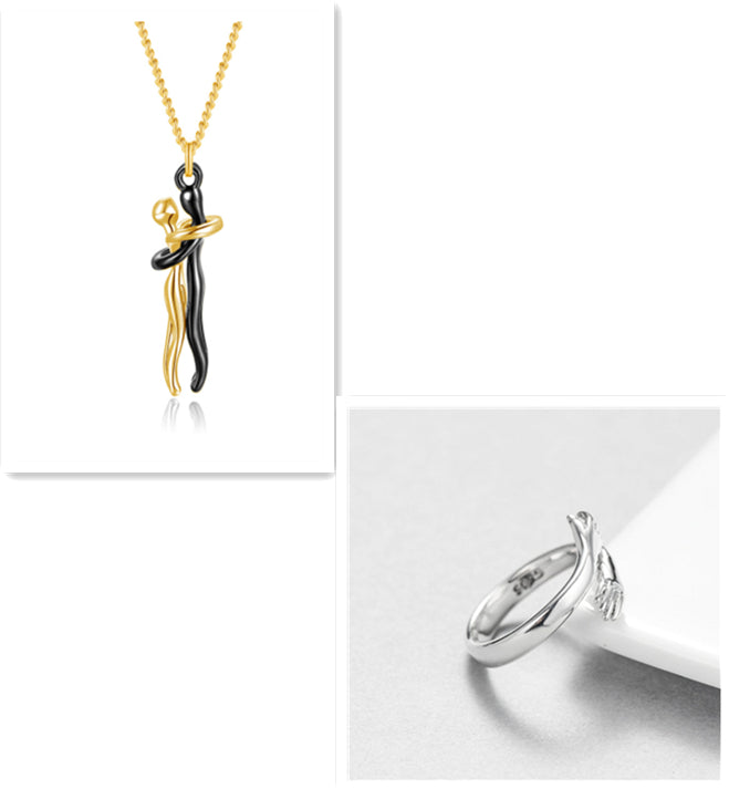 Love Hug Necklace – Κολιέ Αγκαλιάς για Ζευγάρια & Lovers