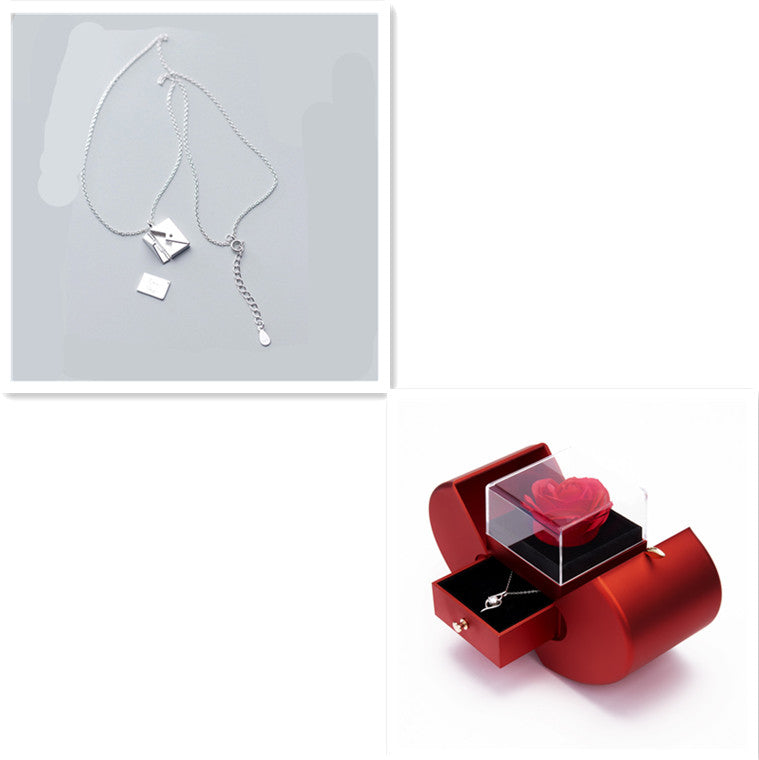 Custom Love Letter Envelope Pendant Necklace – Προσωποποιημένο Κολιέ Love Letter