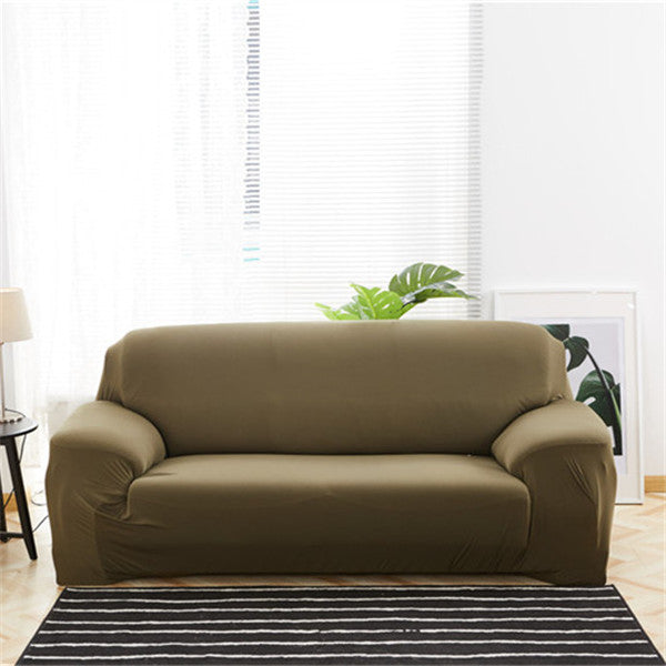 Modern Solid Color Lamb Wool Sofa Cover – Plush Anti-Slip Sofa Protector