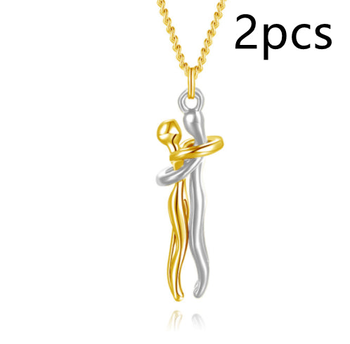 Love Hug Necklace – Κολιέ Αγκαλιάς για Ζευγάρια & Lovers