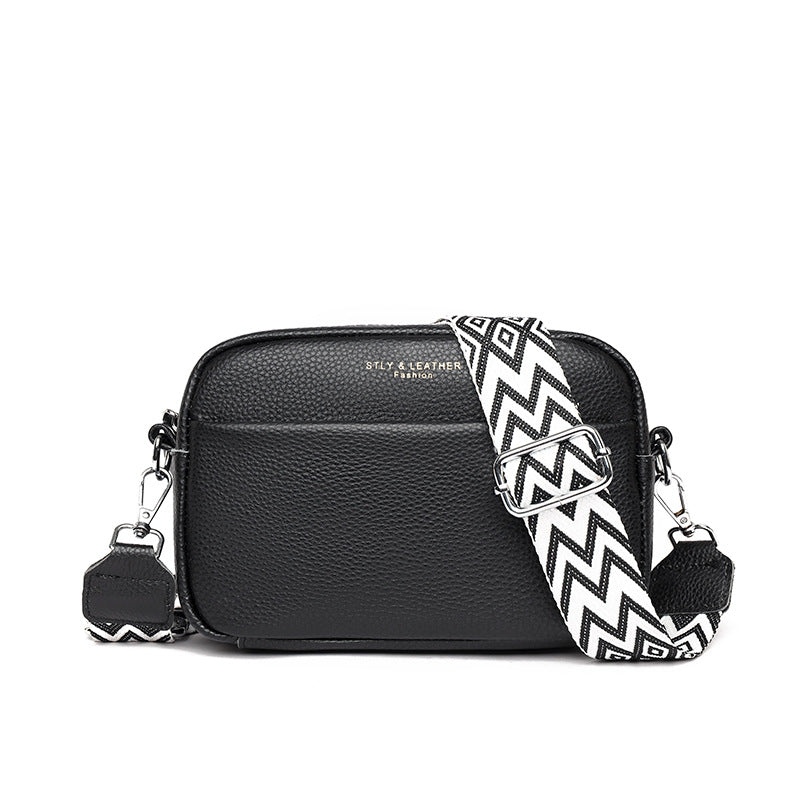 Fashion Crossbody Shoulder Bag with Rhombus Embroidery – Cute Small Square Bag