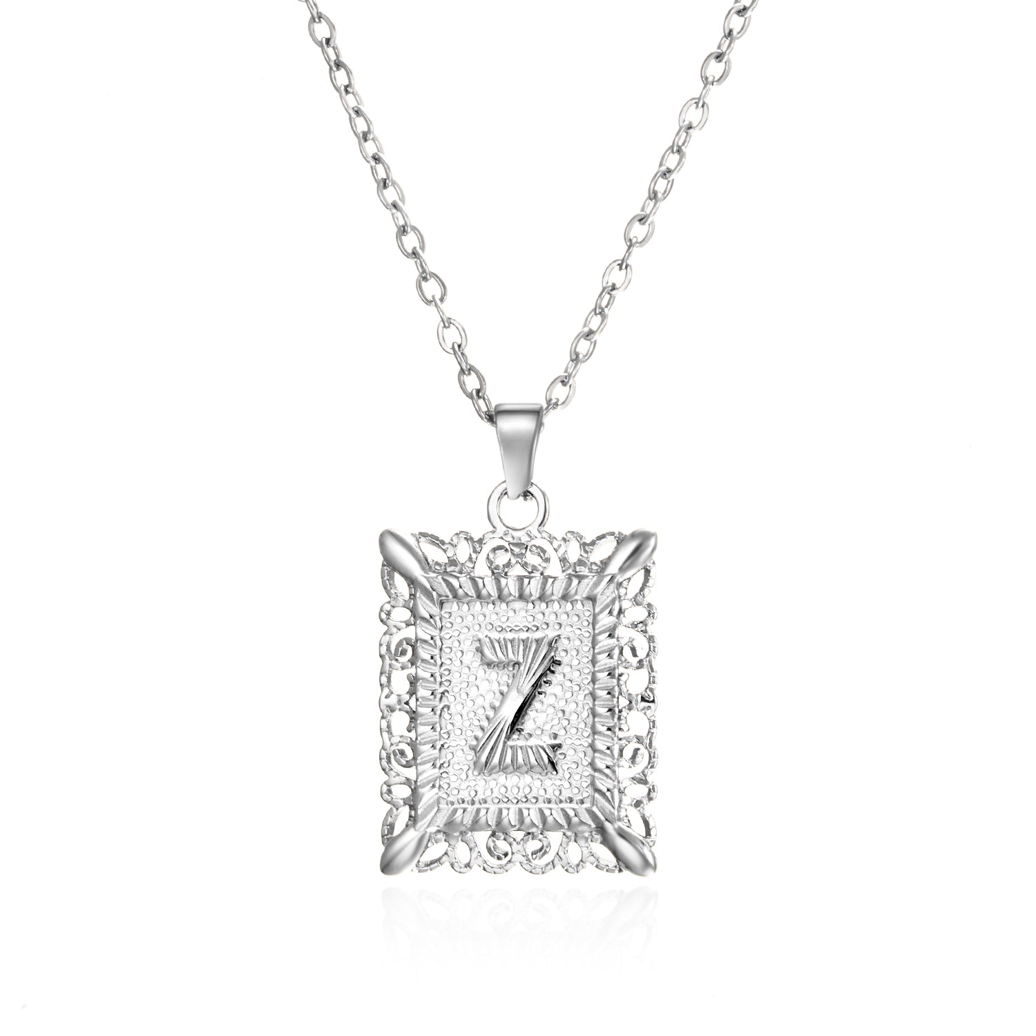 Initial Letter Necklace – Κολιέ με Αρχικό Γράμμα Α-Ζ από Ανοξείδωτο Ατσάλι