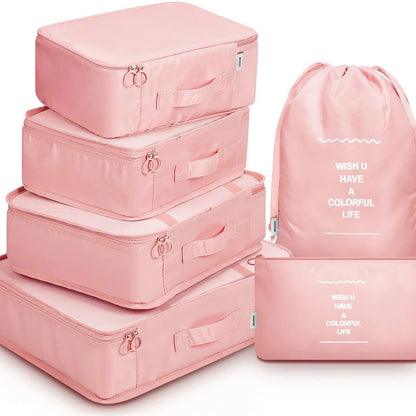 8-Piece Travel Packing Cube Set – Luggage Divider & Organizer Bags