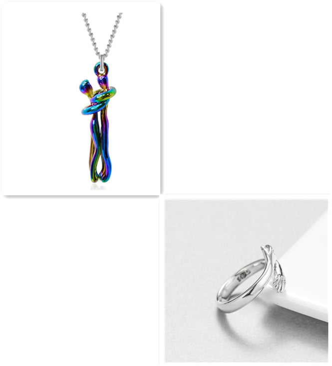 Love Hug Necklace – Κολιέ Αγκαλιάς για Ζευγάρια & Lovers