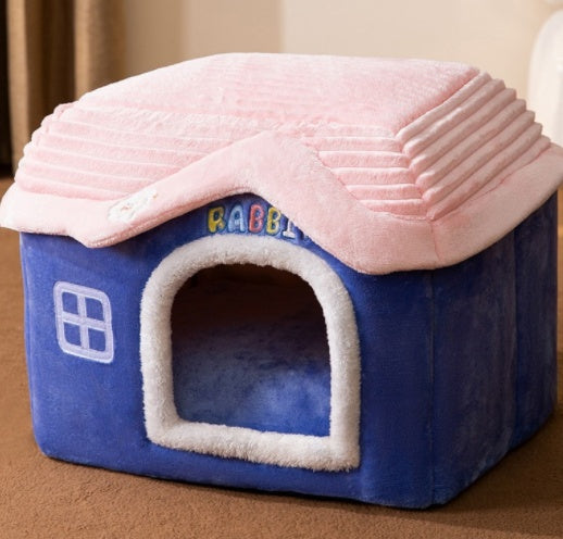 Foldable Dog House Winter Pet Nest – Ζεστό Κρεβατάκι Cave για Κατοικίδια