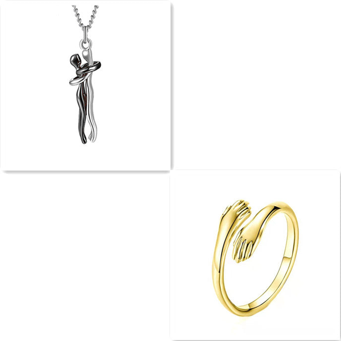 Love Hug Necklace – Κολιέ Αγκαλιάς για Ζευγάρια & Lovers