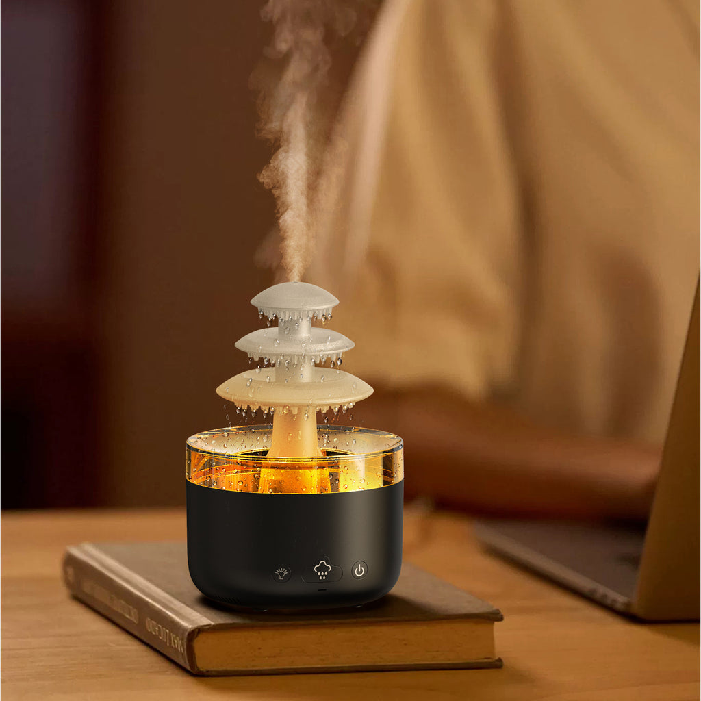 Cloud Rain Air Humidifier – Diffuser Αιθέριων Ελαίων με Εφέ Βροχής