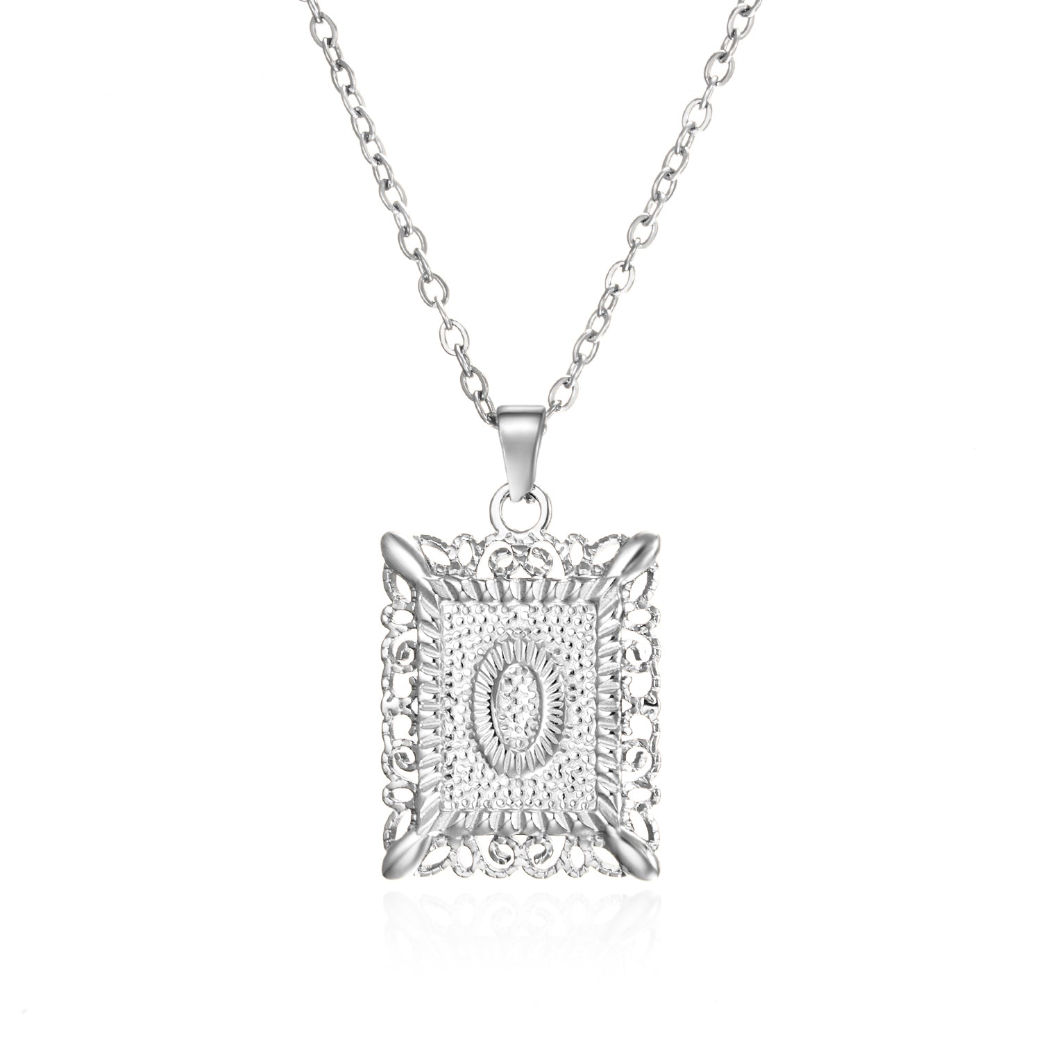 Initial Letter Necklace – Κολιέ με Αρχικό Γράμμα Α-Ζ από Ανοξείδωτο Ατσάλι