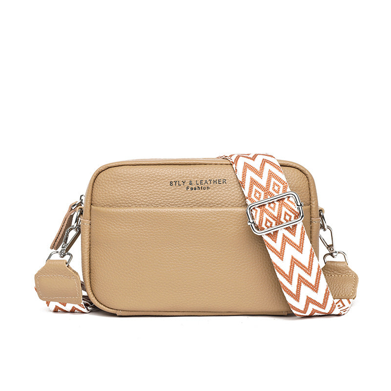 Fashion Crossbody Shoulder Bag with Rhombus Embroidery – Cute Small Square Bag