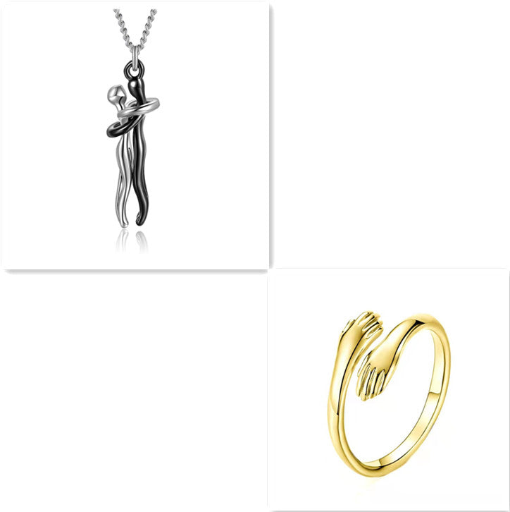 Love Hug Necklace – Κολιέ Αγκαλιάς για Ζευγάρια & Lovers