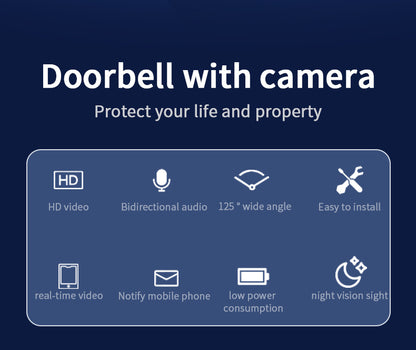 Wireless Smart Doorbell Home Low Power Wireless Wifi