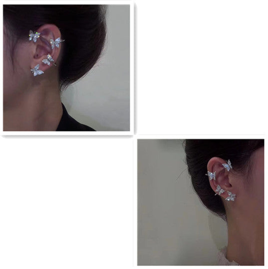 Fashion Butterfly Ear Clip – Κομψά Γυναικεία Σκουλαρίκια Πεταλούδα