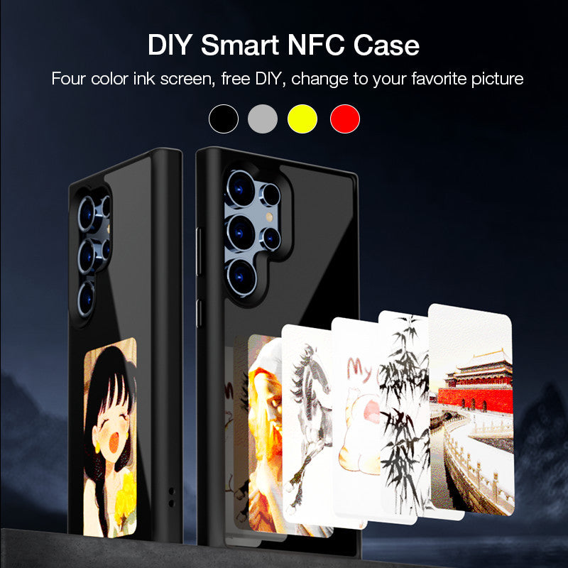 Four-Color NFC E-Ink Screen Phone Case for Samsung S24 Plus