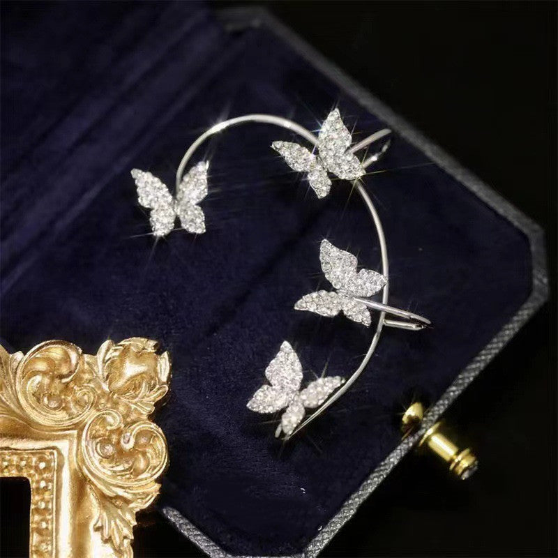 Fashion Butterfly Ear Clip – Κομψά Γυναικεία Σκουλαρίκια Πεταλούδα