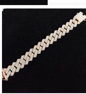 Collier à maillons cubains Hip Hop en zircone – Bijou tendance Iced Out