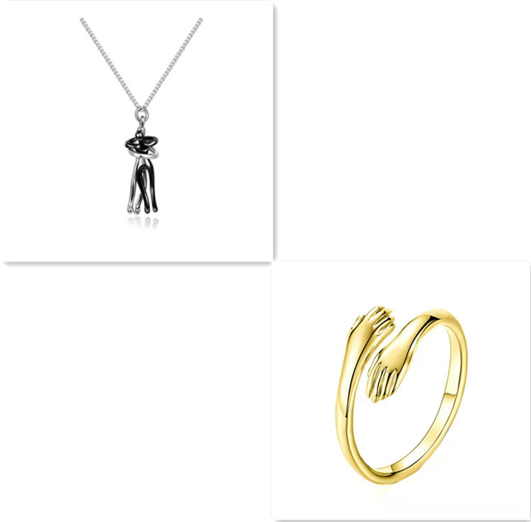 Love Hug Necklace – Κολιέ Αγκαλιάς για Ζευγάρια & Lovers