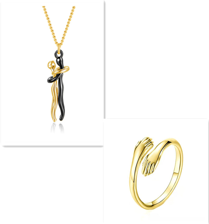 Love Hug Necklace – Κολιέ Αγκαλιάς για Ζευγάρια & Lovers