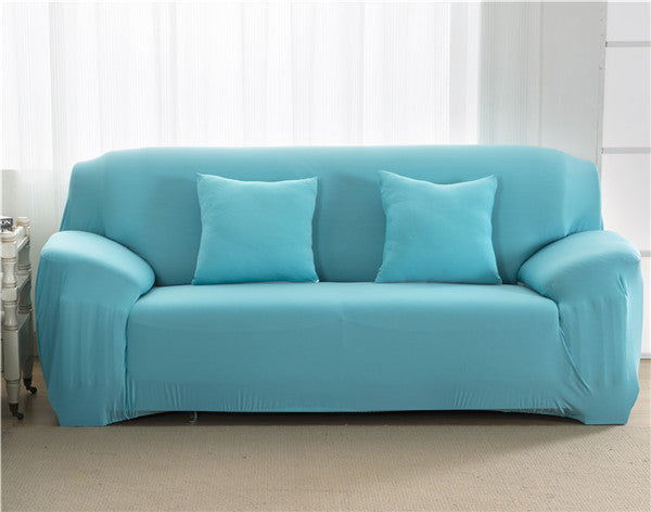 Modern Solid Color Lamb Wool Sofa Cover – Plush Anti-Slip Sofa Protector