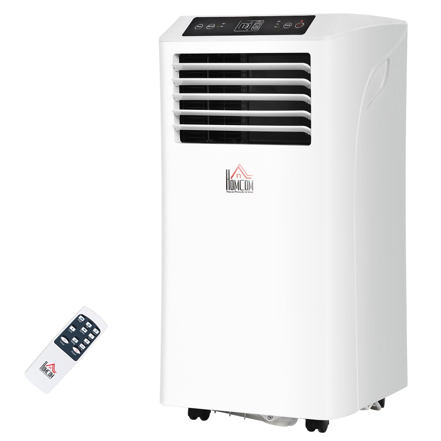 HOMCOM 8000 BTU Portable Air Conditioner, Cooling Dehumidifier Ventilation, White