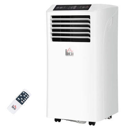 HOMCOM 8000 BTU Portable Air Conditioner, Cooling Dehumidifier Ventilation, White