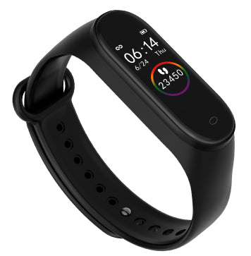 Smart Fitness Bracelet Waterproof Health Tracker with Heart Rate, Blood Pressure & Blood Oxygen Monitoring