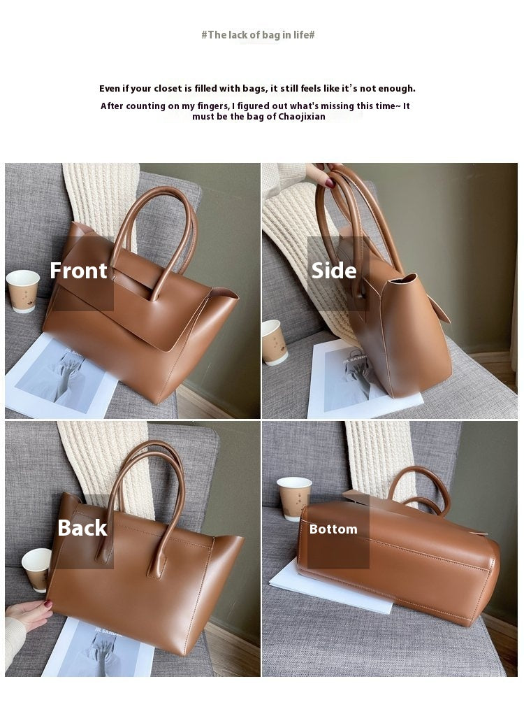 Fashion Women Shoulder Bag – Large Capacity Retro Tote Handbag