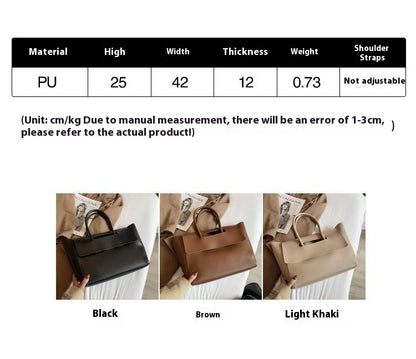 Fashion Women Shoulder Bag – Large Capacity Retro Tote Handbag