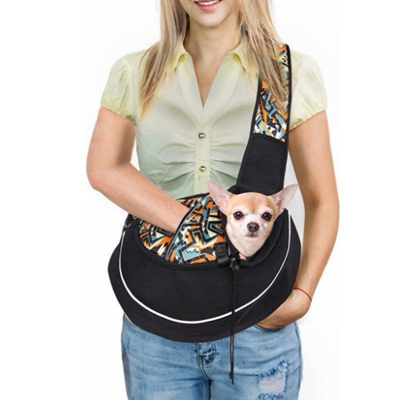 Carrying Pets Bag Women Outdoor Portable Crossbody Bag For Dogs and Cats