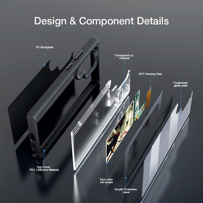 Four-Color NFC E-Ink Screen Phone Case for Samsung S24 Plus