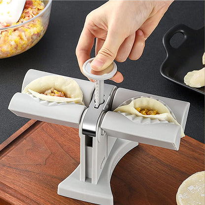 Double Head Dumpling Maker Manual Press Dumpling Mold Kitchen Tool