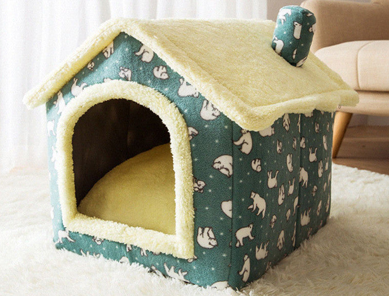 Foldable Dog House Winter Pet Nest – Ζεστό Κρεβατάκι Cave για Κατοικίδια