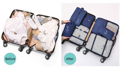 8-Piece Travel Packing Cube Set – Luggage Divider & Organizer Bags