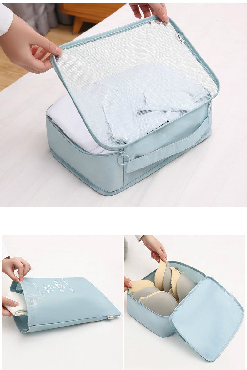 8-Piece Travel Packing Cube Set – Luggage Divider & Organizer Bags