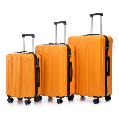 3-Pcs Luggage Set 20” 24” 28” – ABS Spinner Wheels TSA Lock