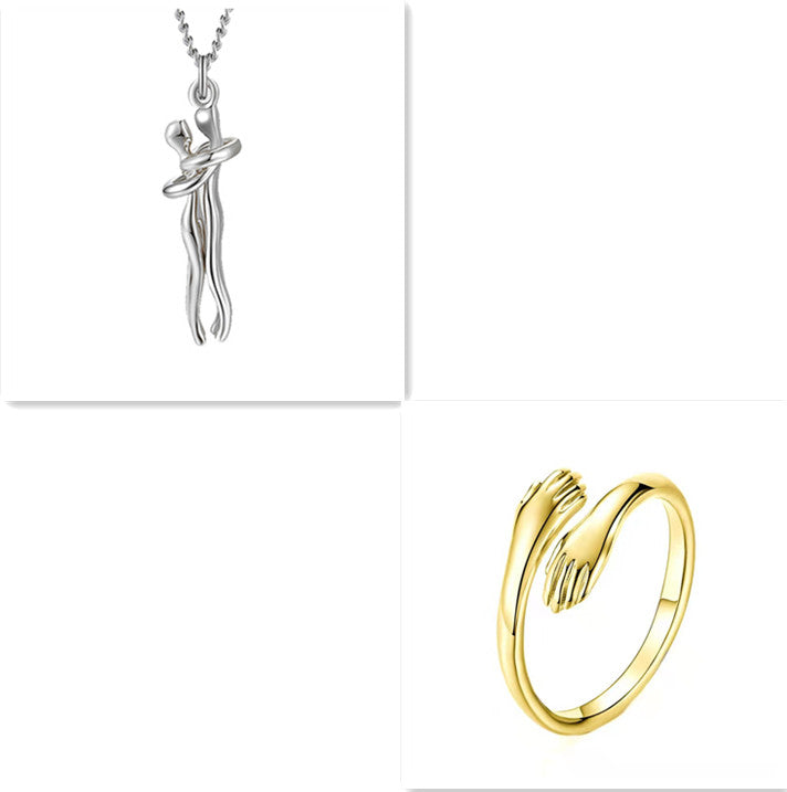 Love Hug Necklace – Κολιέ Αγκαλιάς για Ζευγάρια & Lovers