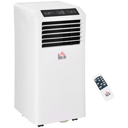 HOMCOM 8000 BTU Portable Air Conditioner, Cooling Dehumidifier Ventilation, White