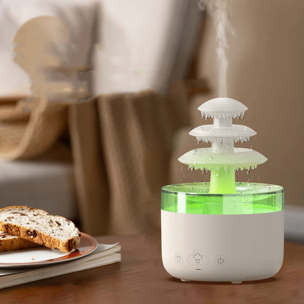 Cloud Rain Air Humidifier – Diffuser Αιθέριων Ελαίων με Εφέ Βροχής