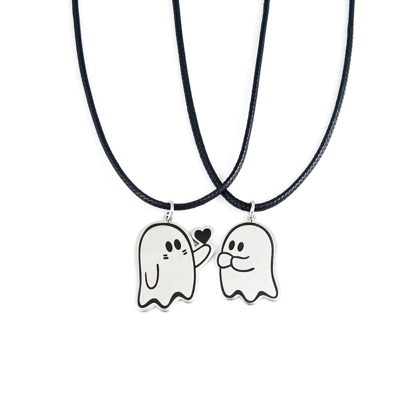 Cute Love Ghost Necklace – Χαριτωμένο Κολιέ Φαντασματάκι για Ζευγάρια & Φίλους
