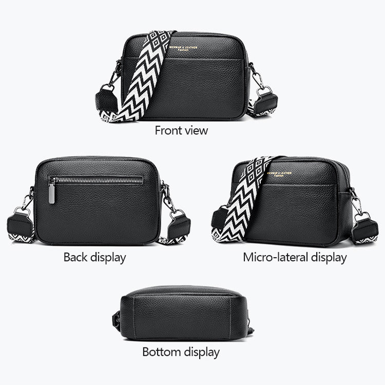 Fashion Crossbody Shoulder Bag with Rhombus Embroidery – Cute Small Square Bag