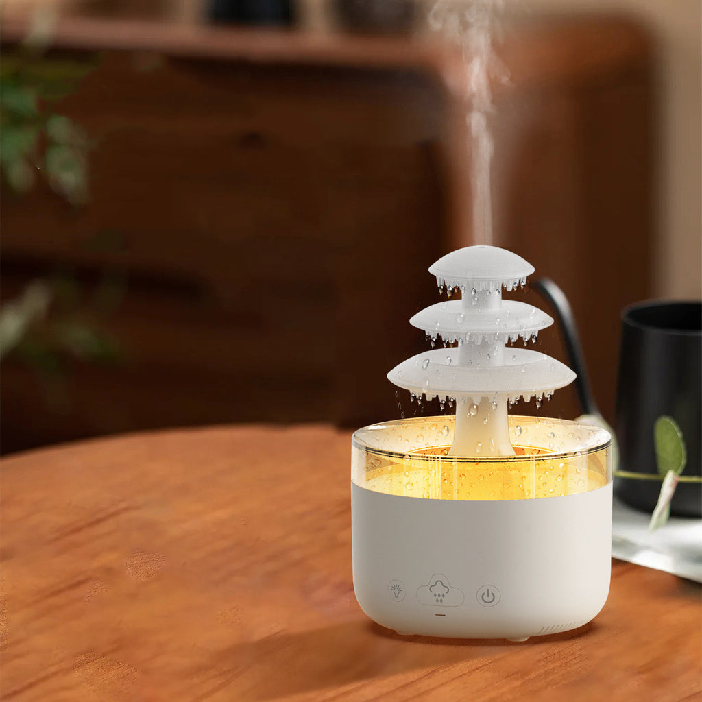Cloud Rain Air Humidifier – Diffuser Αιθέριων Ελαίων με Εφέ Βροχής