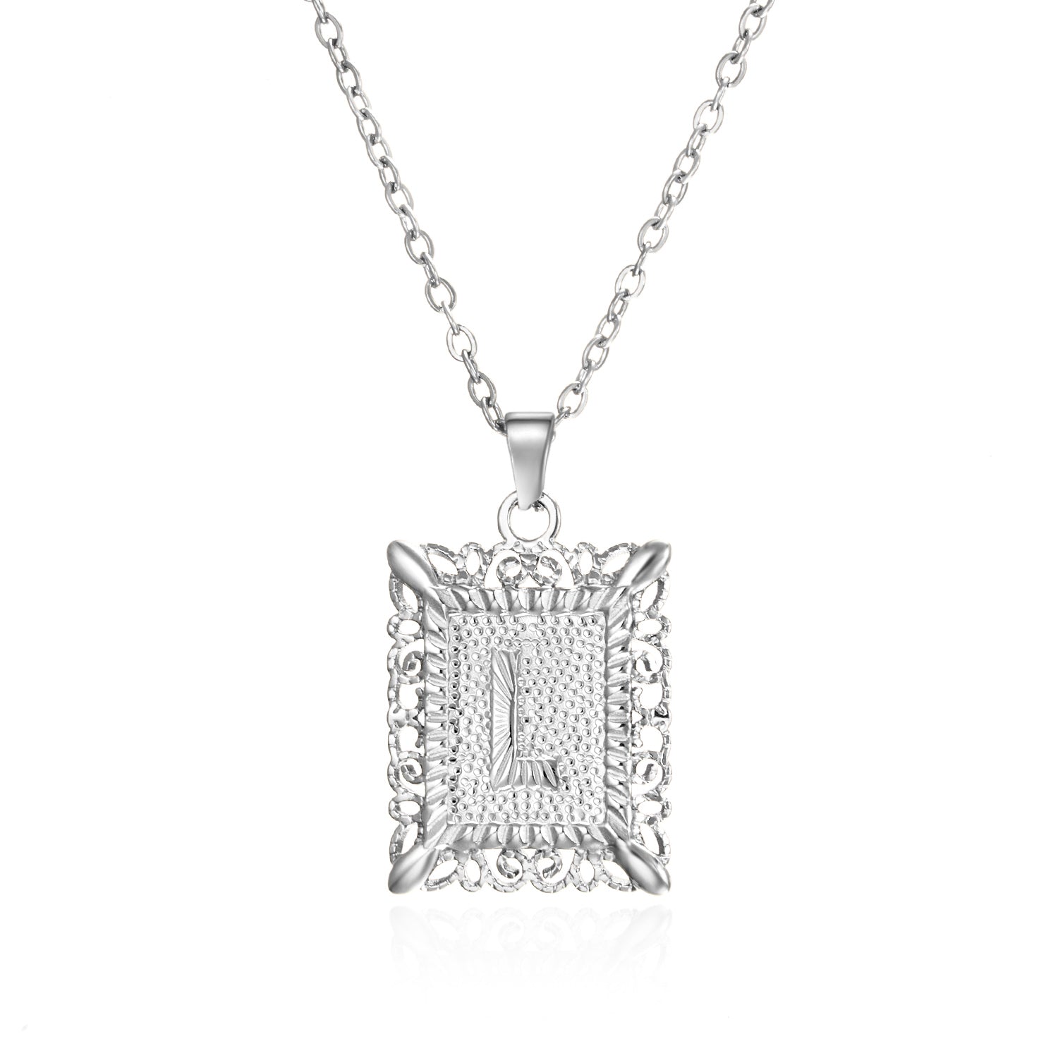 Initial Letter Necklace – Κολιέ με Αρχικό Γράμμα Α-Ζ από Ανοξείδωτο Ατσάλι