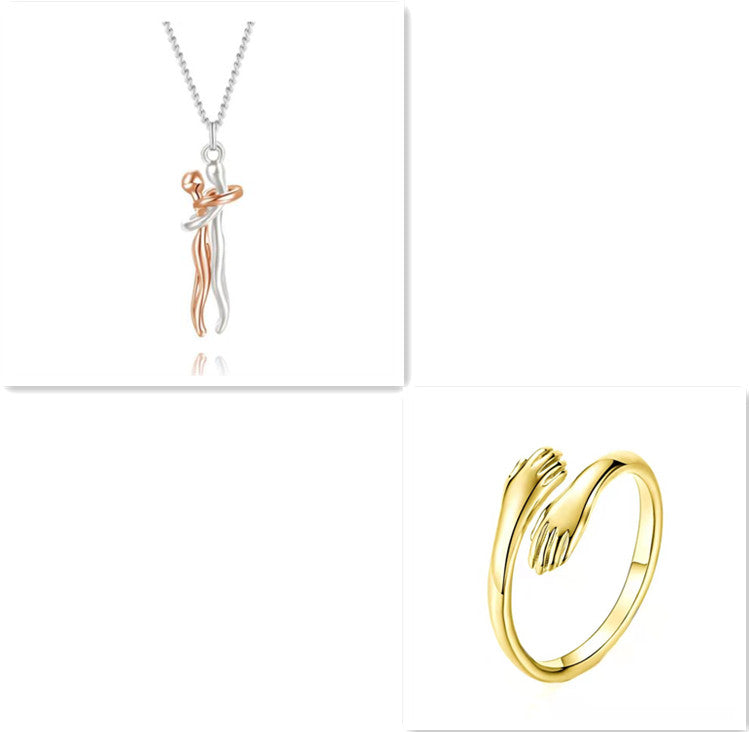 Love Hug Necklace – Κολιέ Αγκαλιάς για Ζευγάρια & Lovers