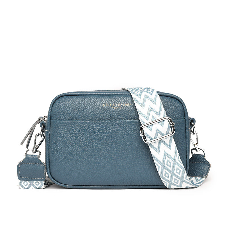 Fashion Crossbody Shoulder Bag with Rhombus Embroidery – Cute Small Square Bag