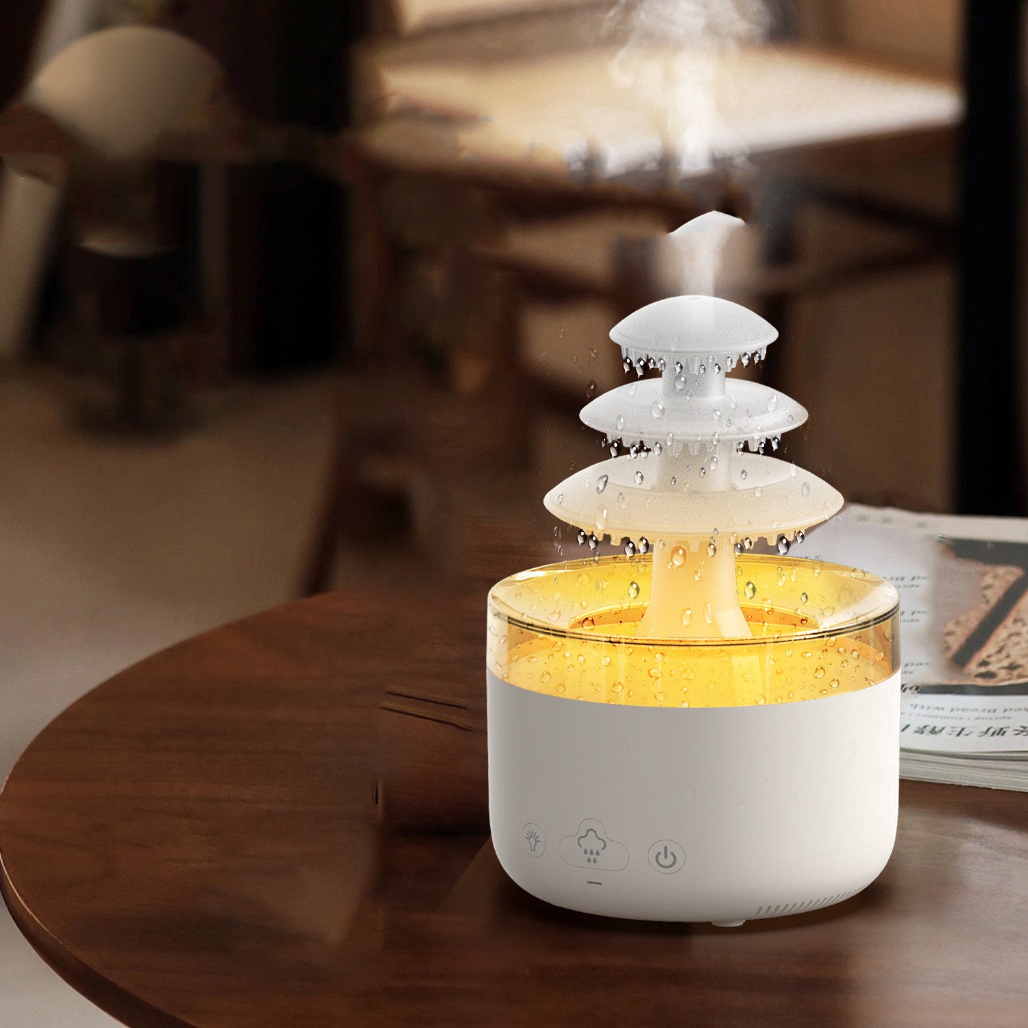 Cloud Rain Air Humidifier – Diffuser Αιθέριων Ελαίων με Εφέ Βροχής