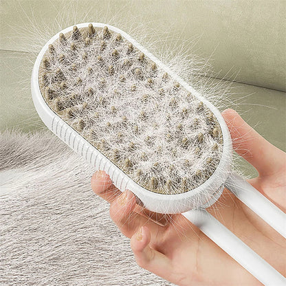 Cat Steam Brush 3-in-1 – Electric Grooming Comb for Cats & Dogs