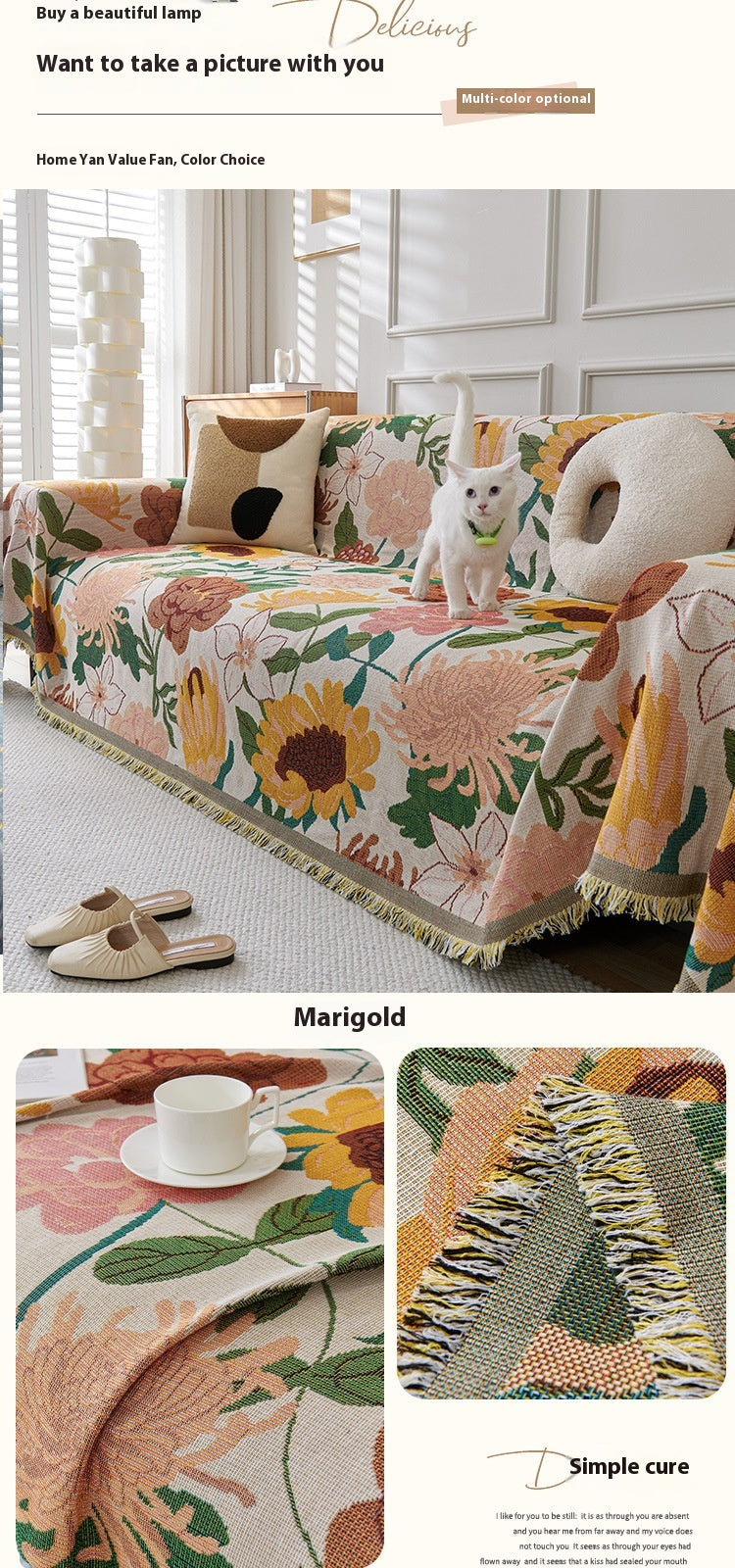 Four Seasons Universal Chenille Sofa Cover