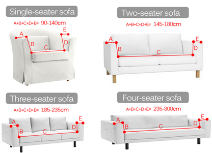 Solid Corner Sofa Cover Stretch Slipcover Elastic Sofa Protector