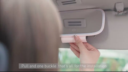 Car indoor LED makeup mirror